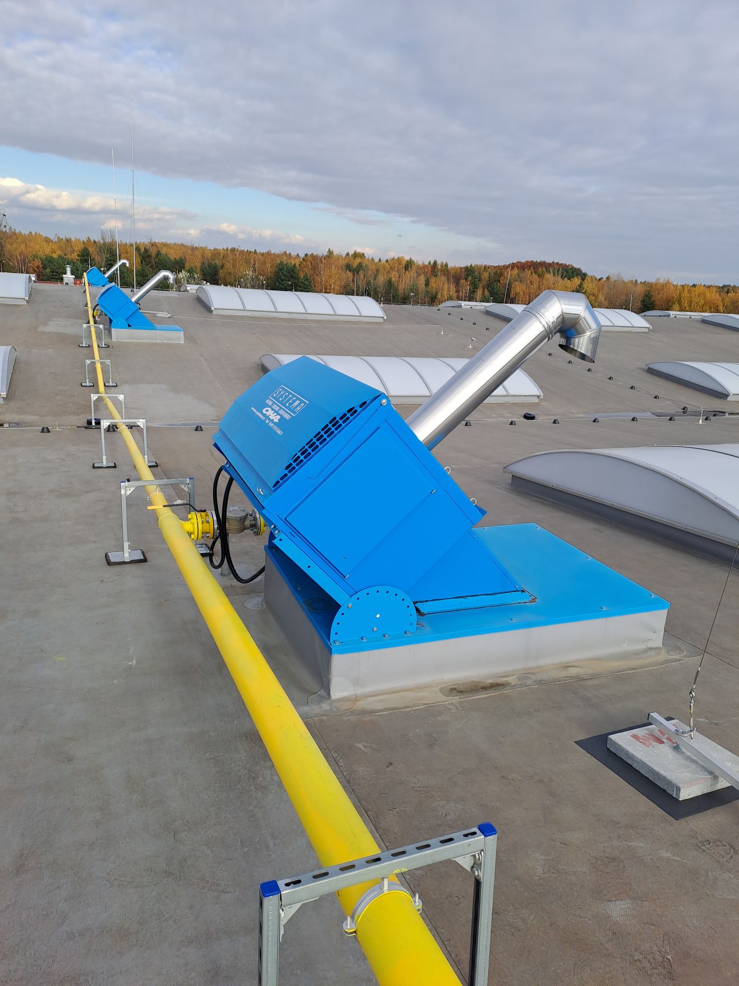 System Roof-Top — wentylacja hali przemysłowej, realizacja Lublin
